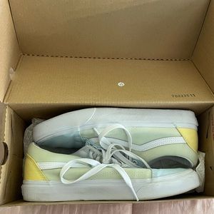 Old Skool Pastel Vans (WORN TWICE)